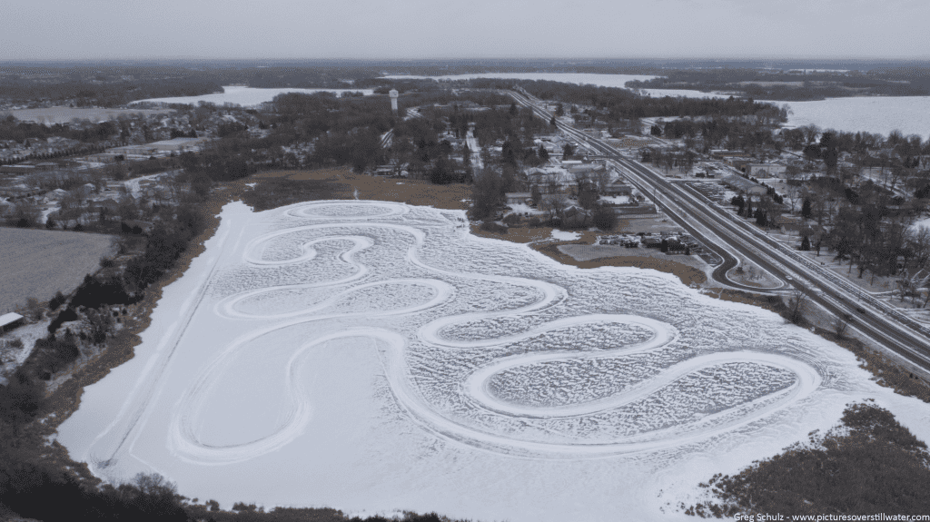 Winter Motorcycle Ice Racing Lake Martha chisago city