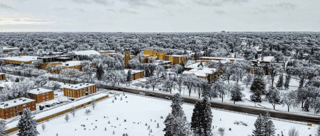 concordia collete moorhead minnesota drone aerial photography